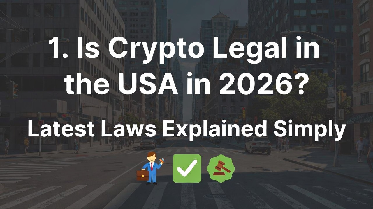 Is Crypto Legal in the USA in 2026? Latest Laws Explained Simply
