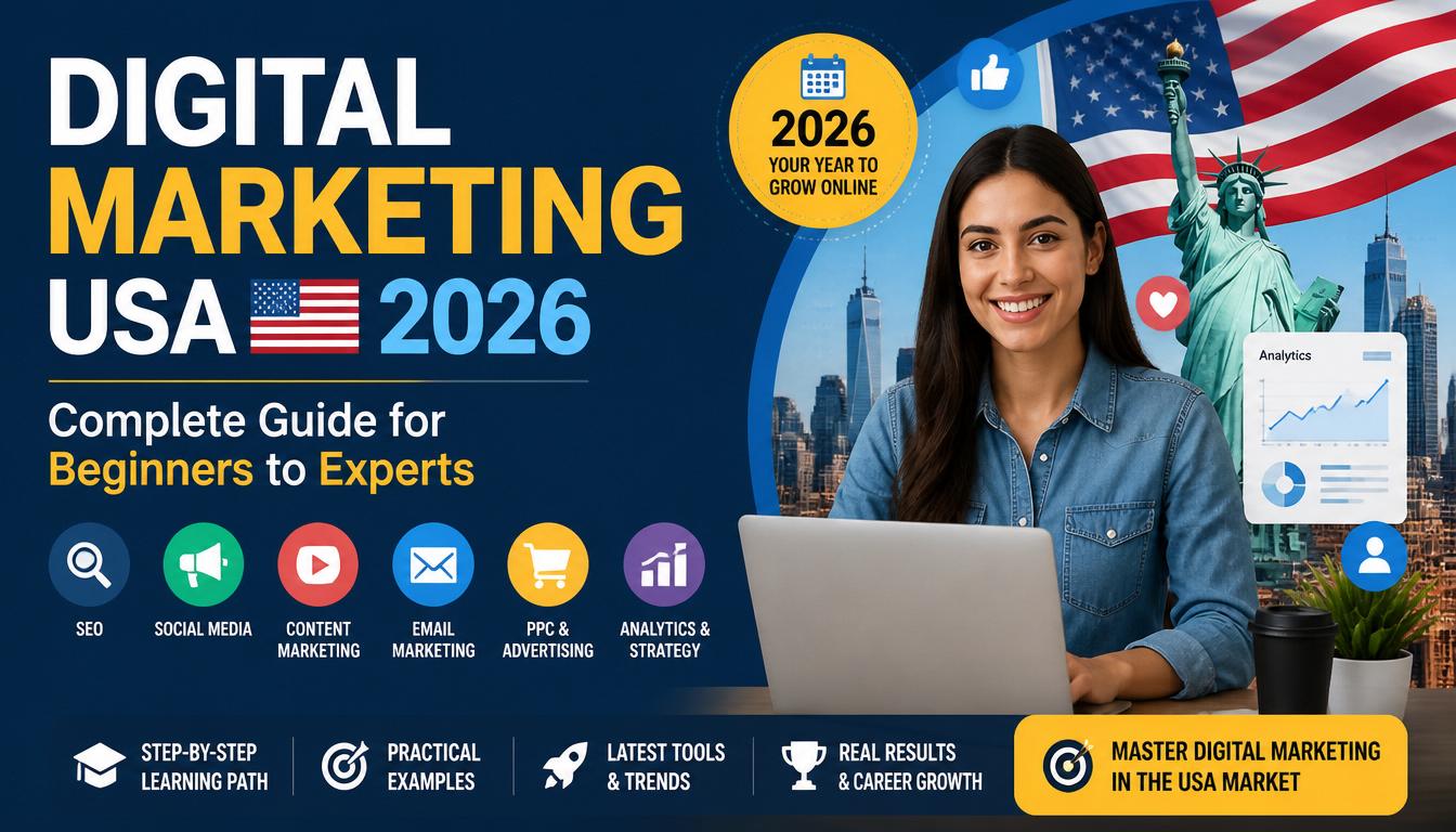 Digital Marketing USA 2026: Complete Guide for Beginners to Experts